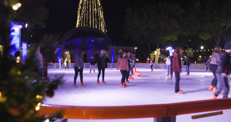 Chico Ice Rink in the Plaza