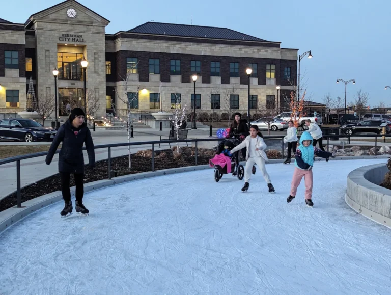 Ice Ribbon at Crane Plaza