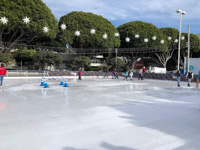 Ice at Santa Monica