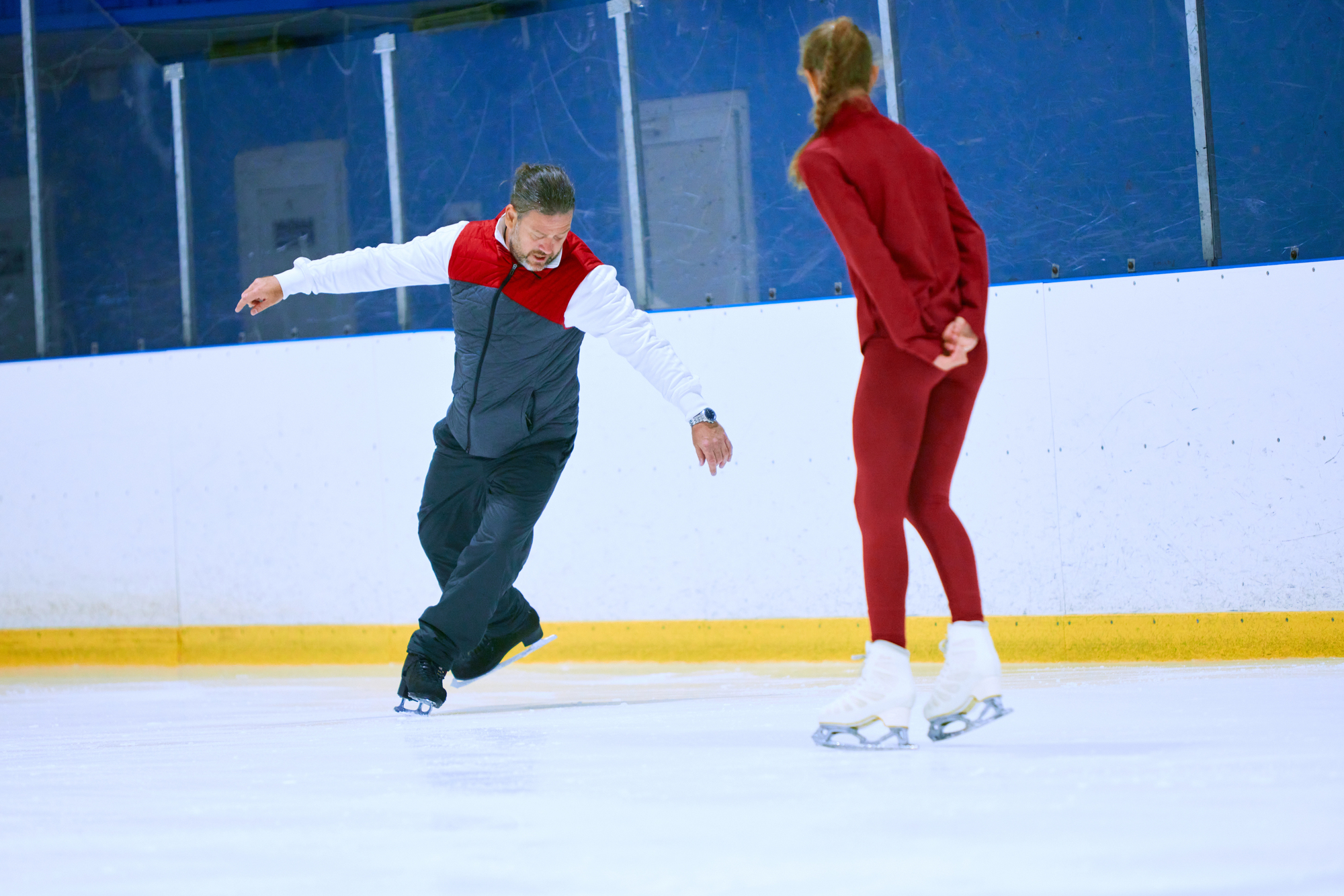 Figure skating lesson
