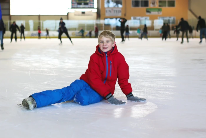 Ryan and Emma D. skating together